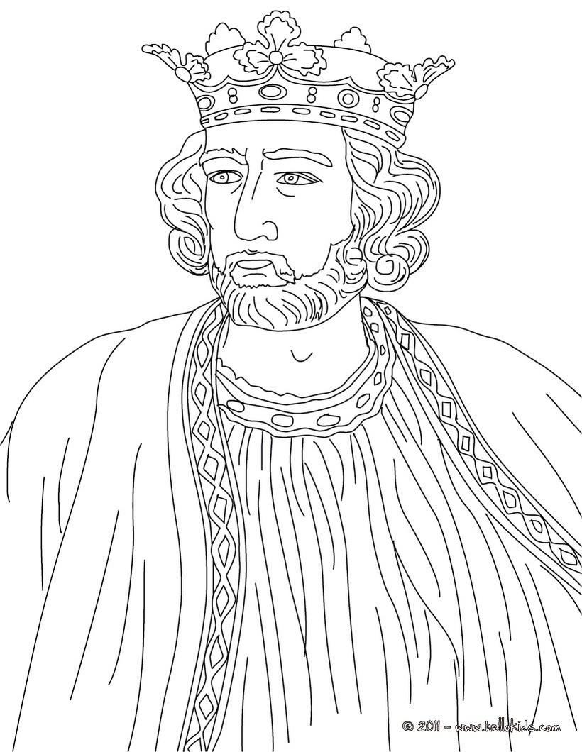 King edward i coloring pages