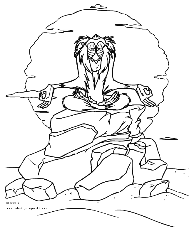 The lion king coloring pages