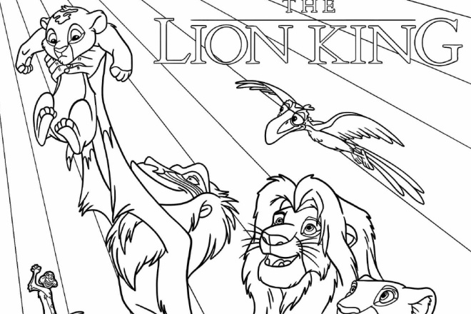 Lion king coloring drawing pages for kids for freelancer gulzaman gulzaman â