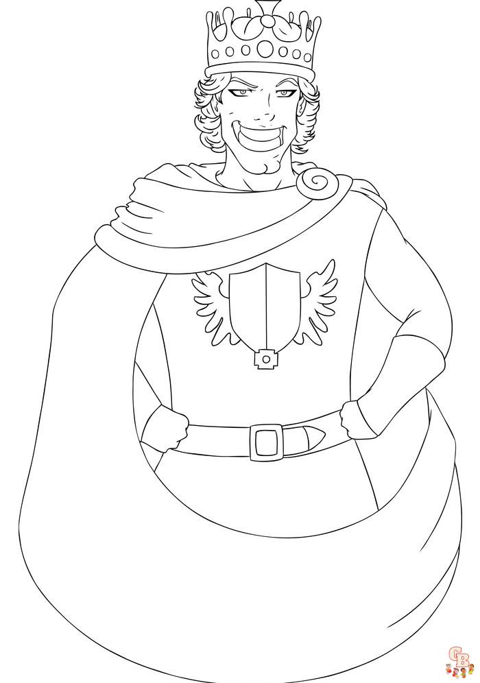 King coloring pages