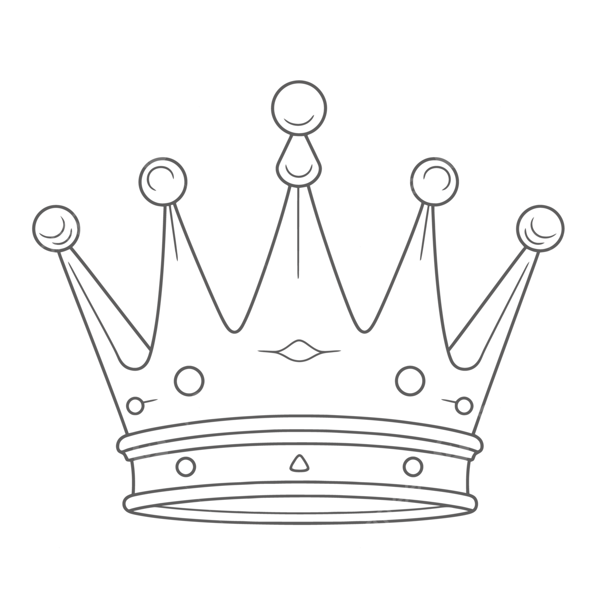 Outline king crown vector illustration and coloring page sketch drawing crown drawing wing drawing rat drawing png and vector with transparent background for free download