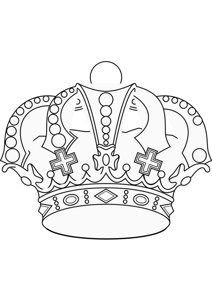 Crown coloring pages free personalizable coloring pages