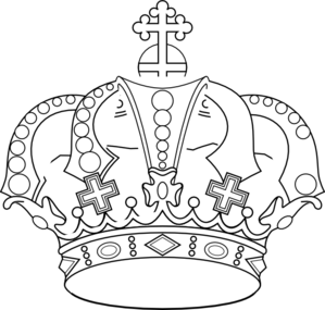 Stencilcrowncolor clip art at
