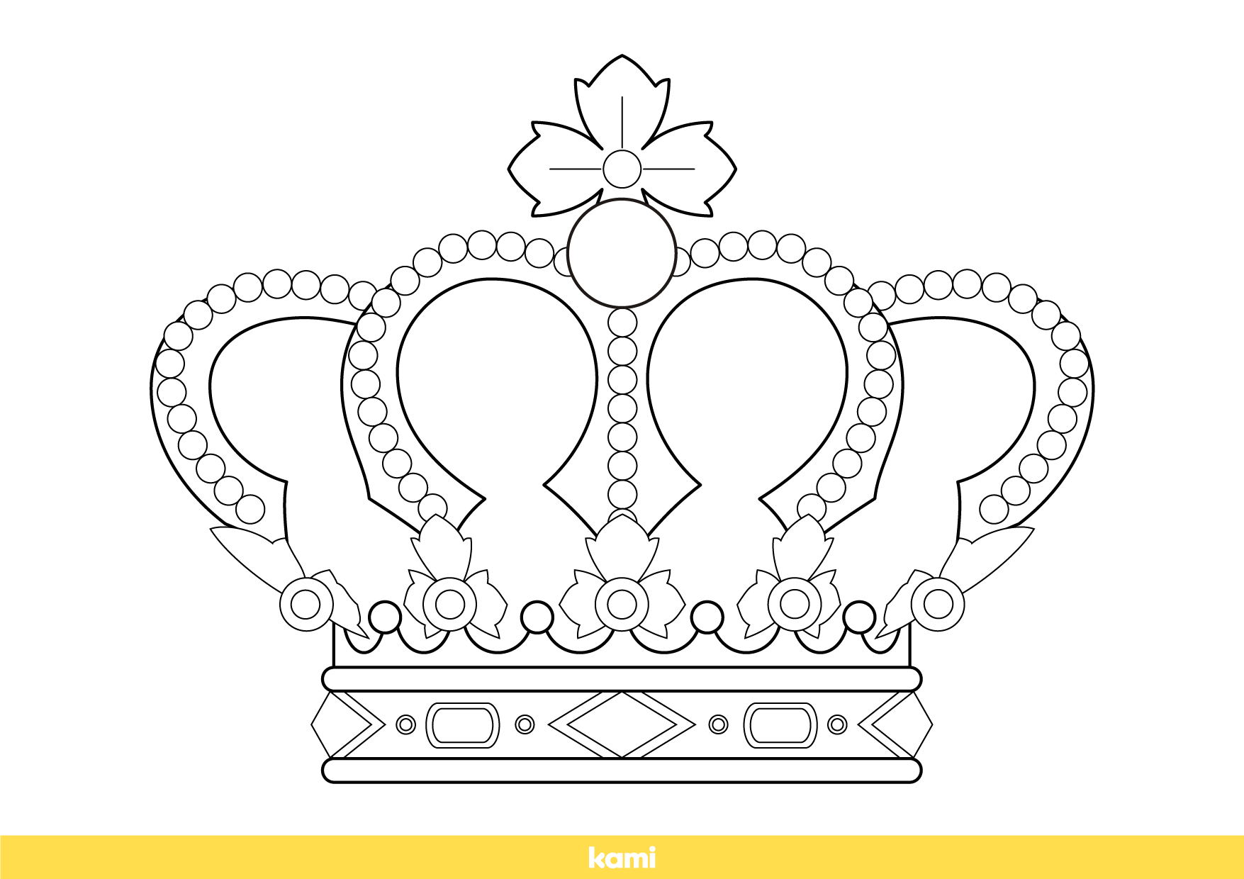 Crown template jewels for teachers perfect for grades st nd rd th k pre k arts music classroom resources kami library