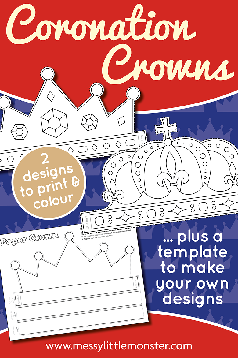 Printable crown template