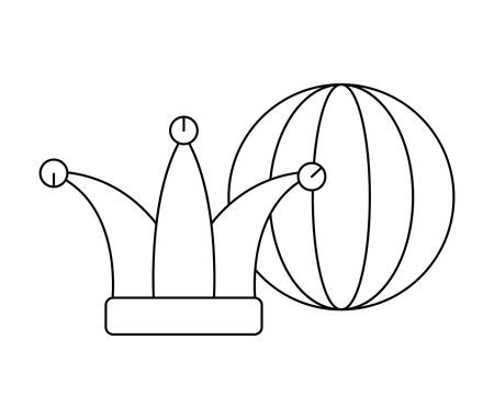 Crown coloring page stock photos and images