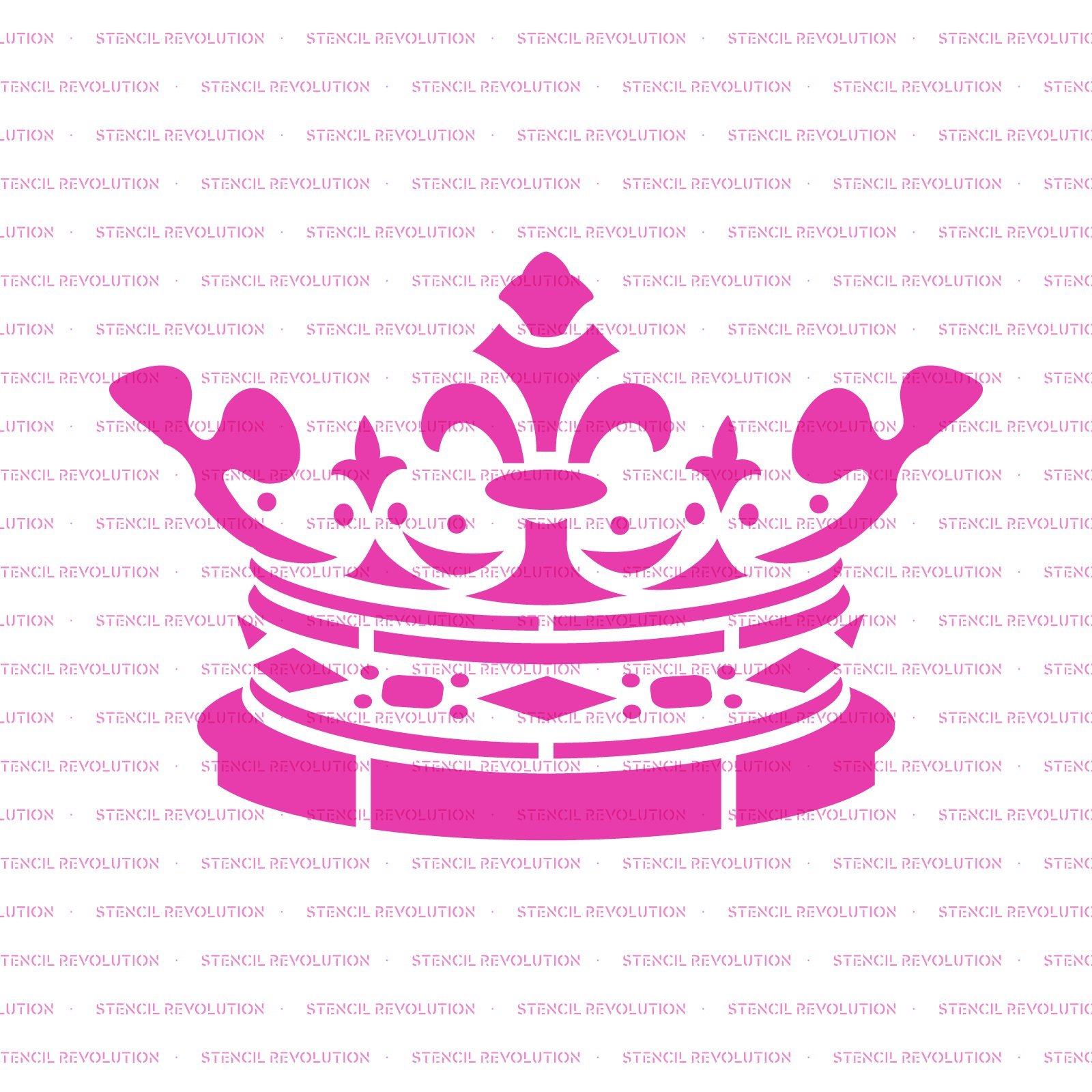 King crown stencil
