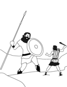King david coloring pages free coloring pages