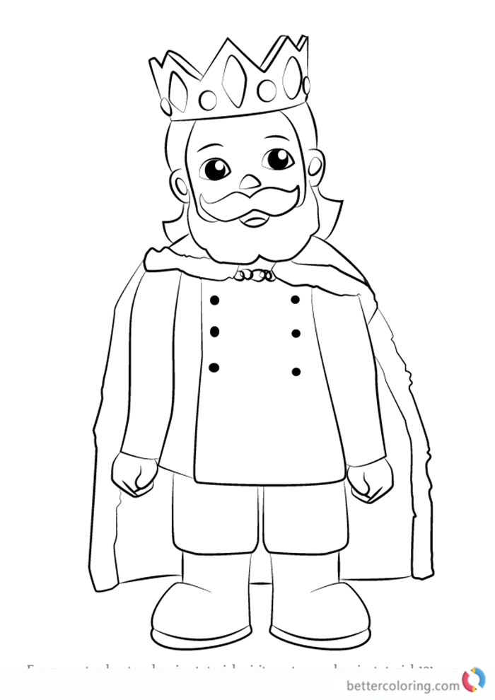 King friday xiii from daniel tiger coloring pages
