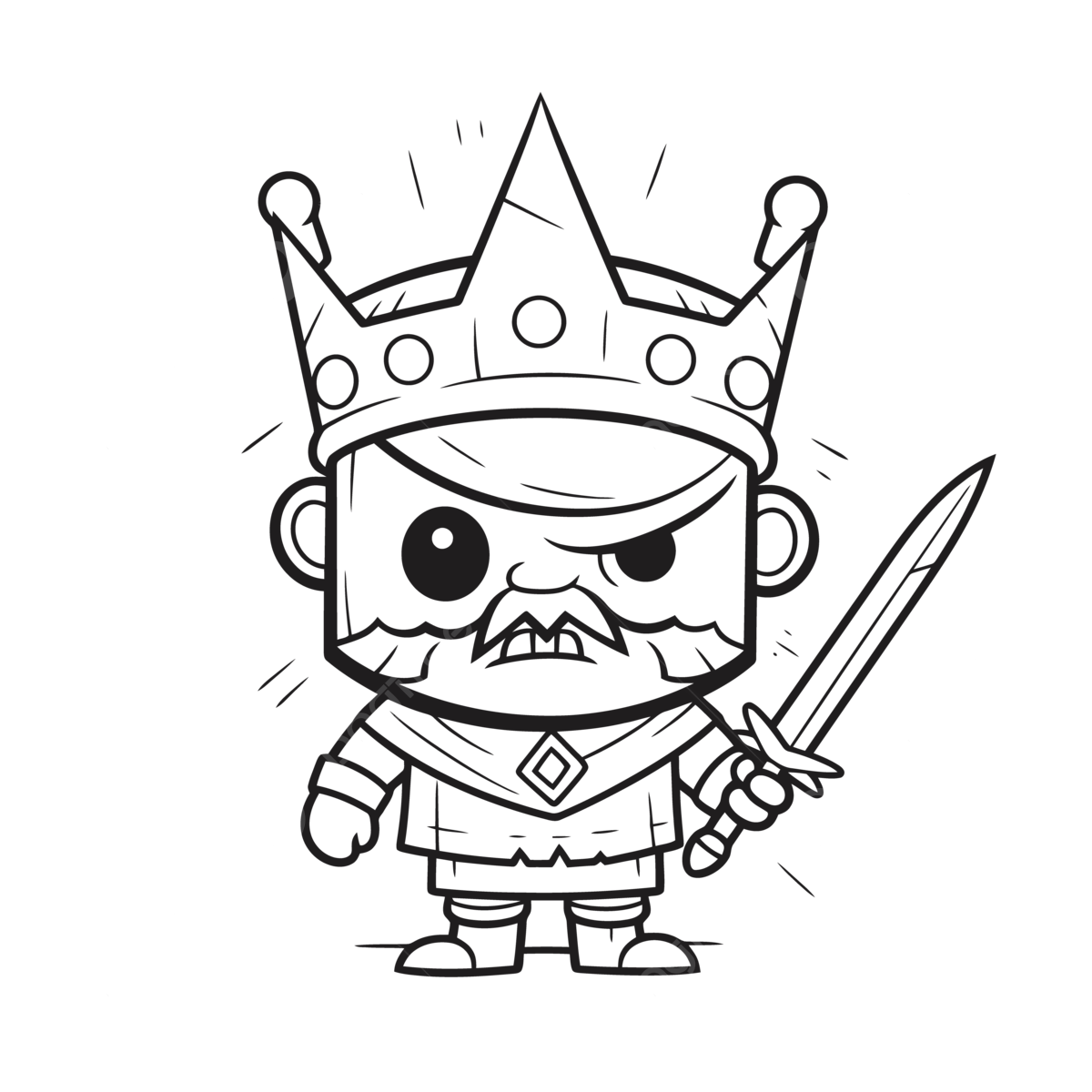 Cartoon king coloring page printable outline sketch drawing vector car drawing cartoon drawing wing drawing png and vector with transparent background for free download