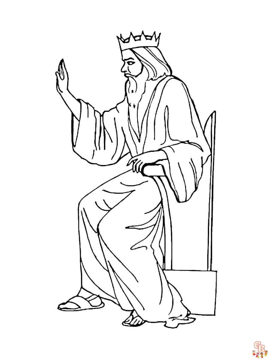 King coloring pages