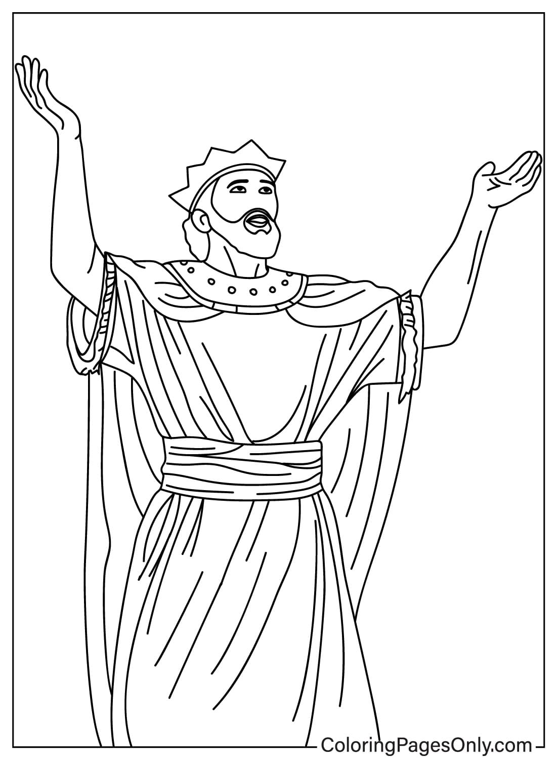King herod coloring page