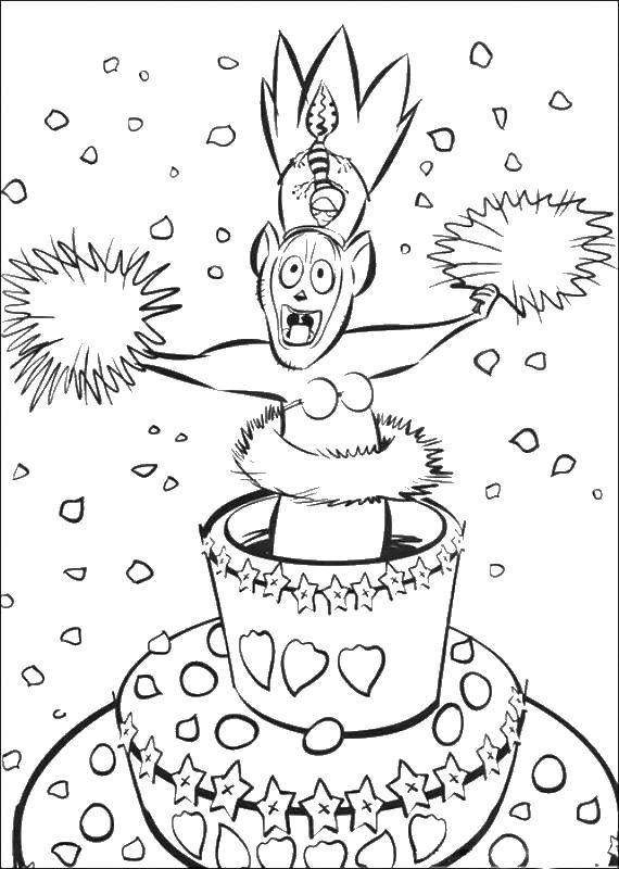Lemur coloring pages