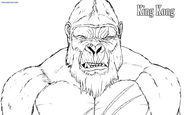 Great king kong coloring pages learn more here king kong coloring pages free coloring pages