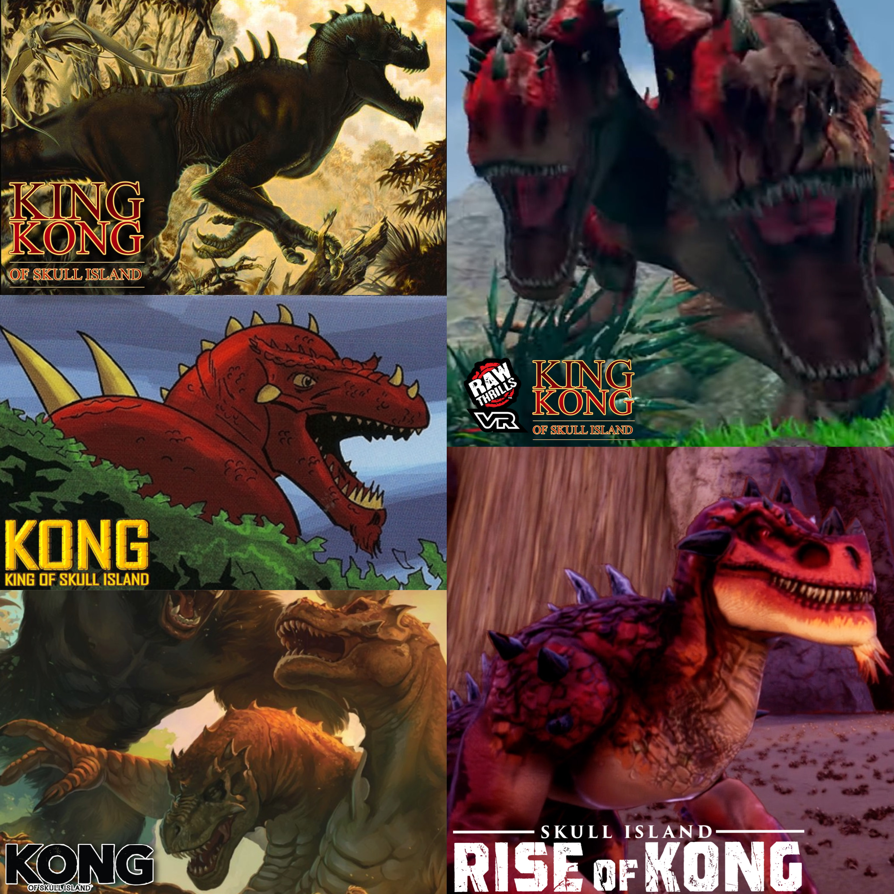 Evolution of gaw skull island rise of kong know your meme