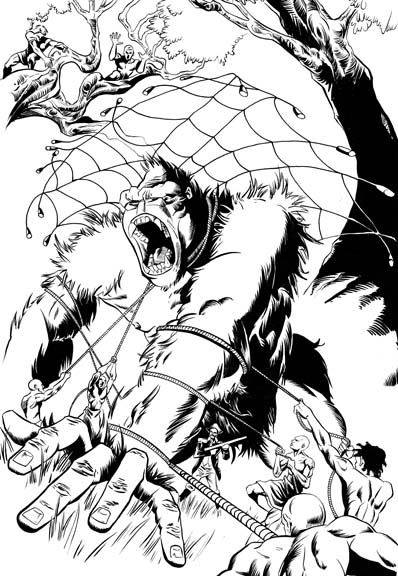 Minutes to midnight the official blog of ic book illustrator scott larson kong king of skull island