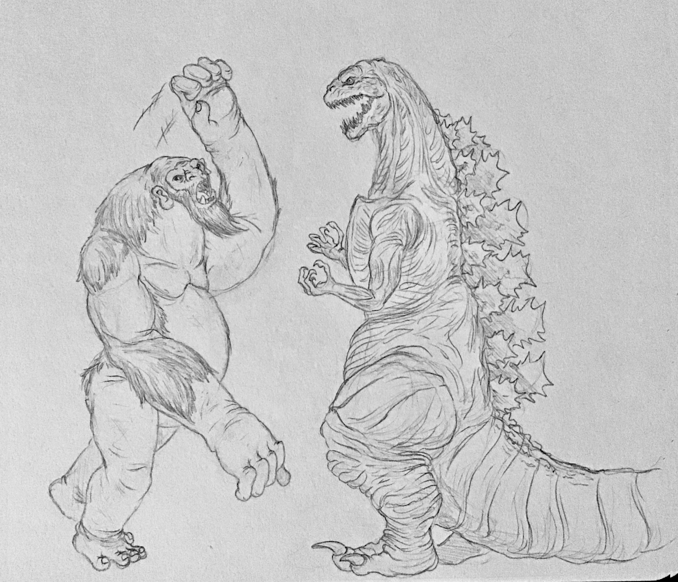 Shin king kong vs shin godzilla by artmakerproductions on