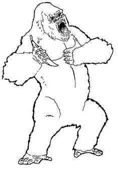 King kong coloring pages ideas king kong coloring pages for kids coloring pages