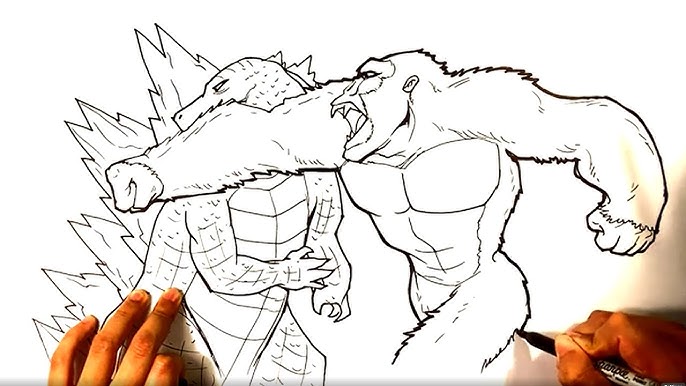 How to draw king kong