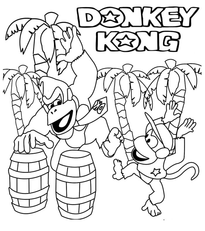 King kong coloring pages pictures free printable