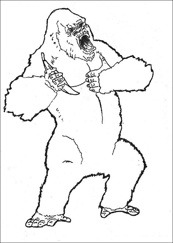 King kong coloring pages dibujos fãciles dibujos faciles para dibujar dibujos