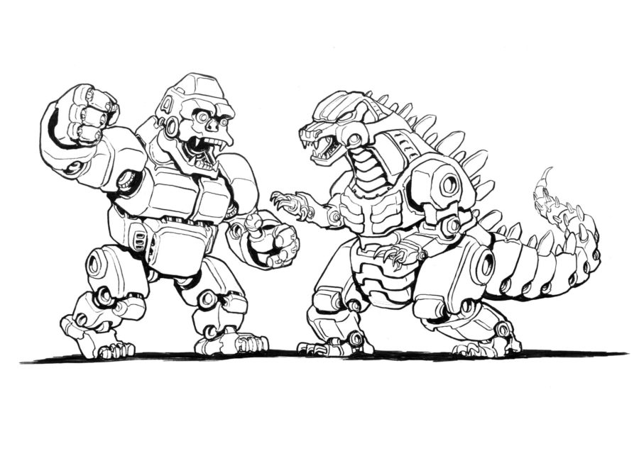 King kong coloring pages pictures free printable