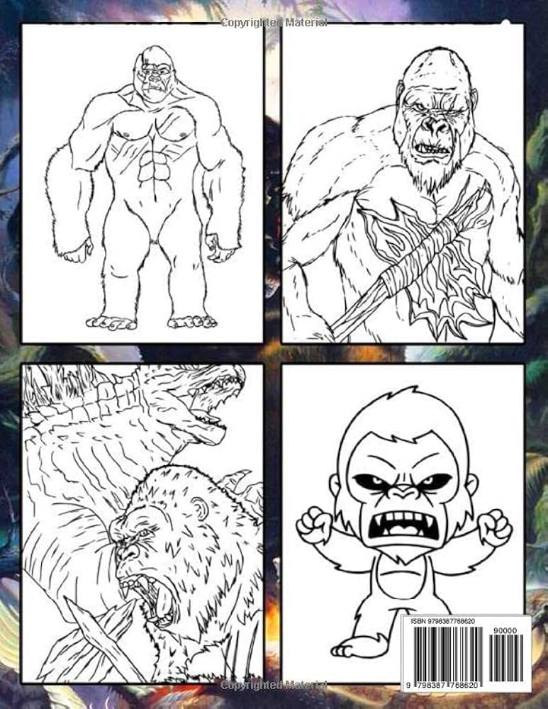 King loring book a loring pages of kong for all kids all ages all genders benfa king books
