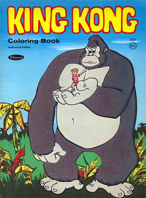 King kong show coloring book whitman retro reprints