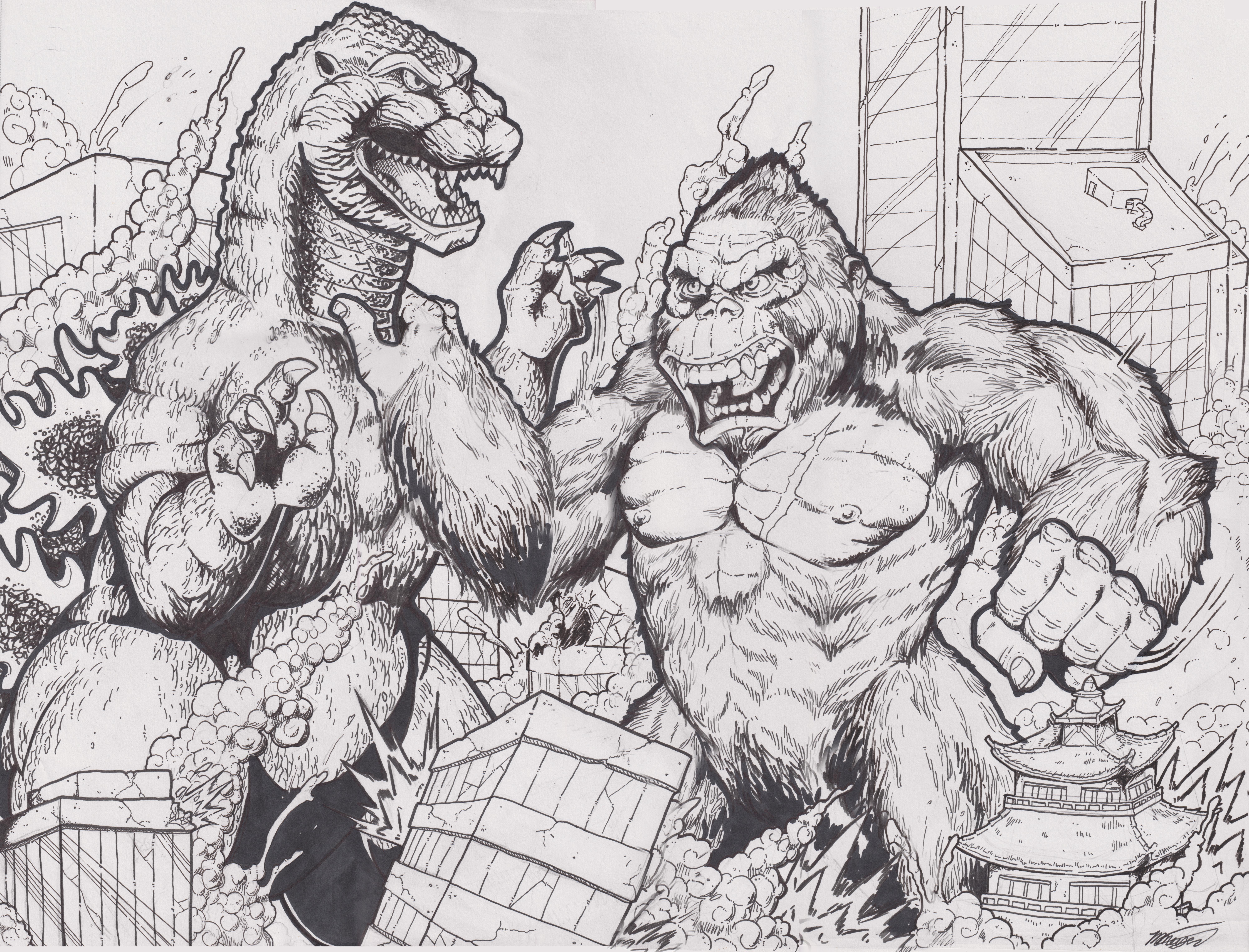 Massive godzilla vs kong mission rgodzilla