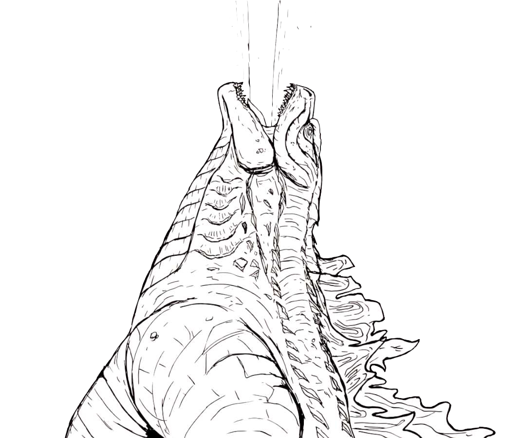 Godzilla coloring pages