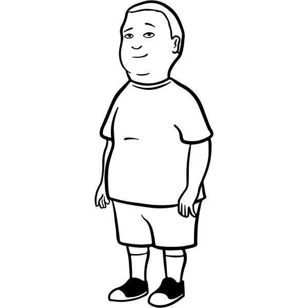 King of the hill bobby decal sticker