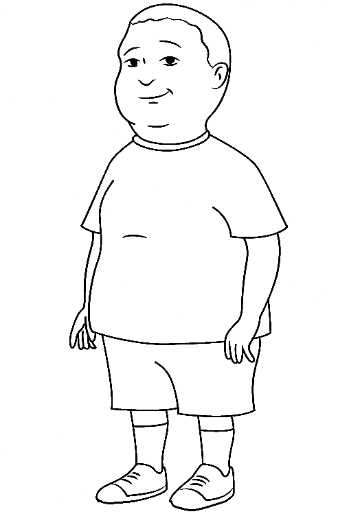 King of the hill coloring pages