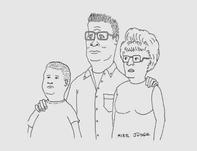 Am i the only one that finds this drawing creepy rkingofthehill