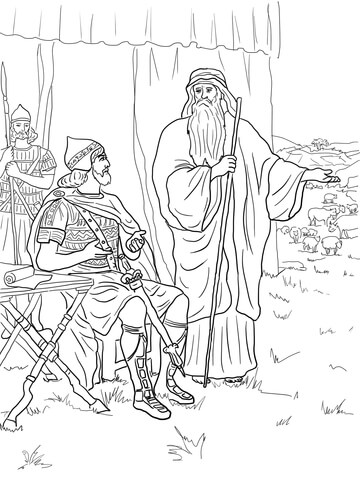 Saul disobeys god coloring page free printable coloring pages