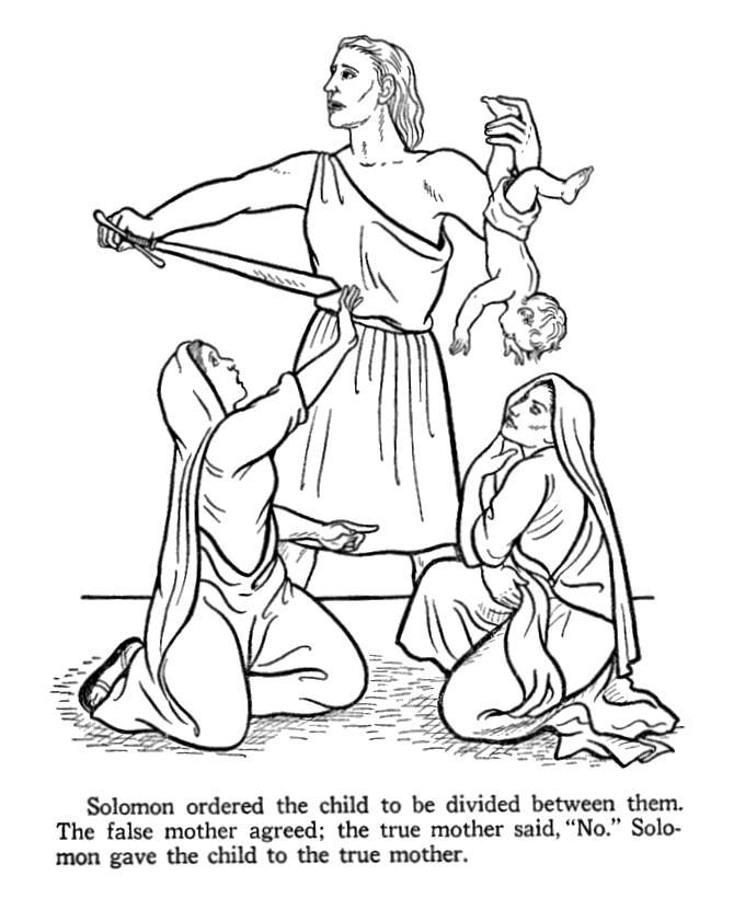 King solomon coloring page bible coloring pages bible printables sunday school coloring pages