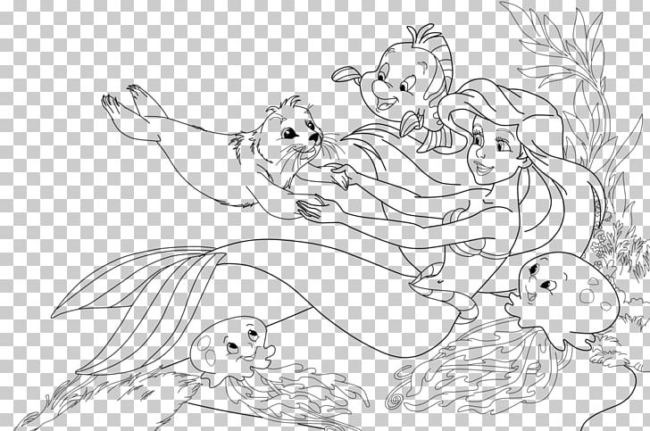 Free download on little mermaid pictures to color