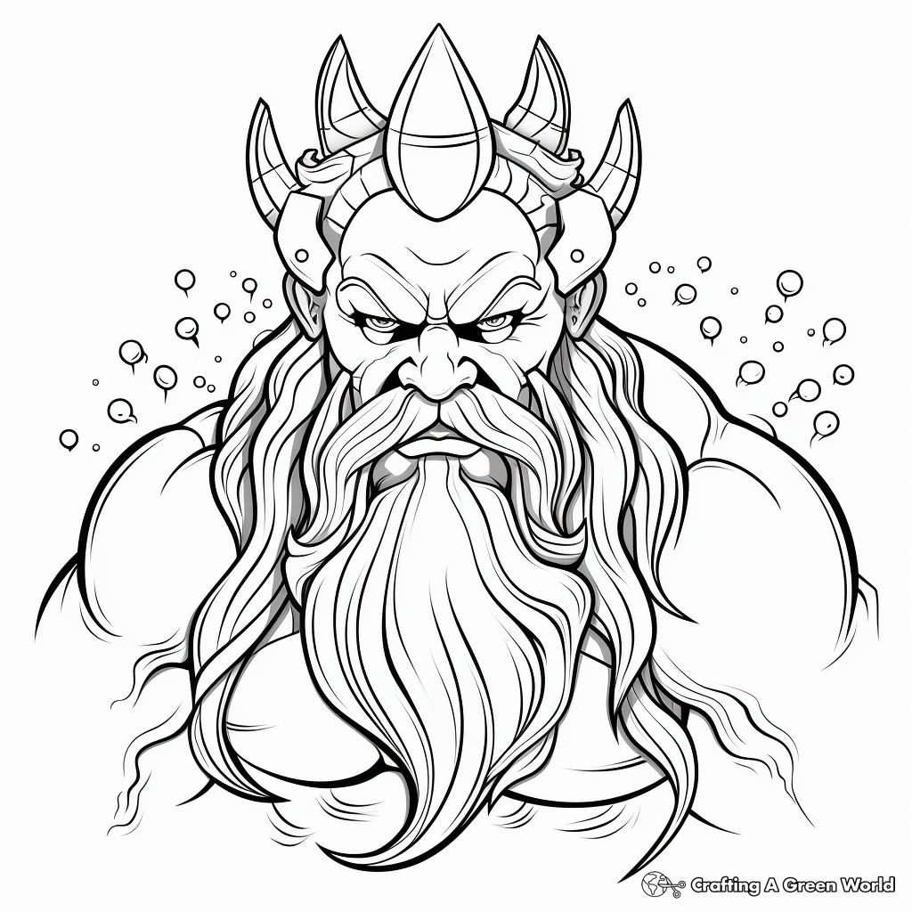 Sea beast coloring pages