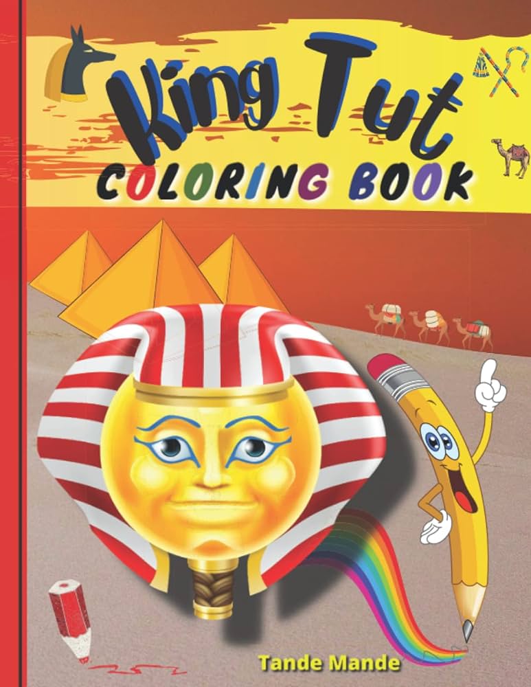 King tut coloring book an artists coloring book mande tande books