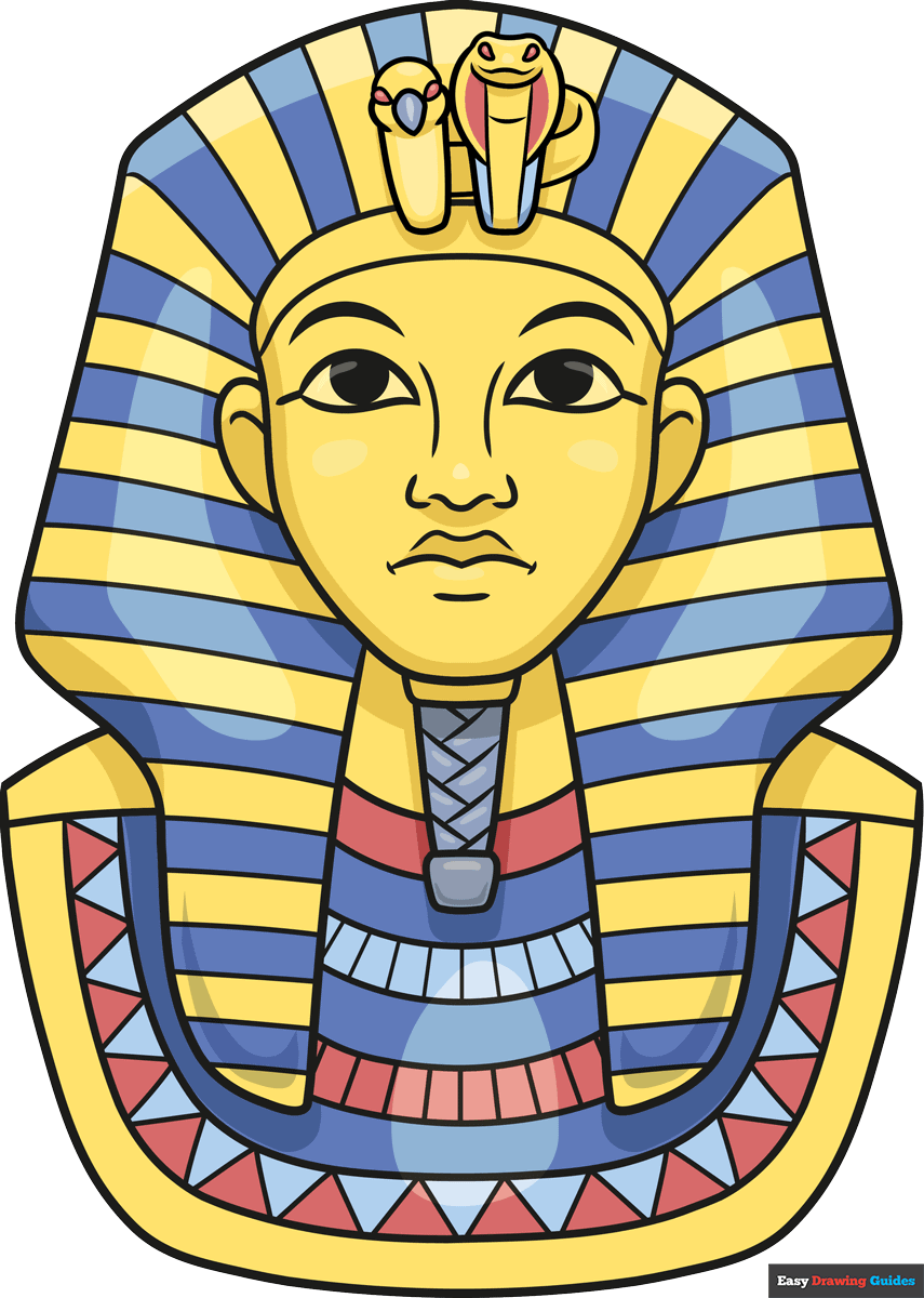 How to draw king tut