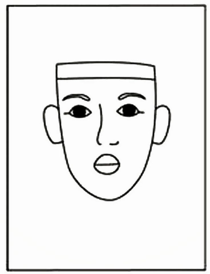 Easy how to draw king tut tutorial and king tut coloring page kids art projects king tut projects for kids