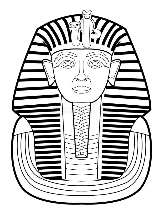 Tutankhamun drawing stock illustrations â tutankhamun drawing stock illustrations vectors clipart