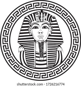 King tut vector art graphics