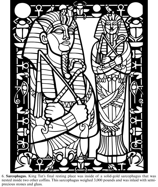 Wele to dover publications coloring pages coloring book pages ancient egypt for kids