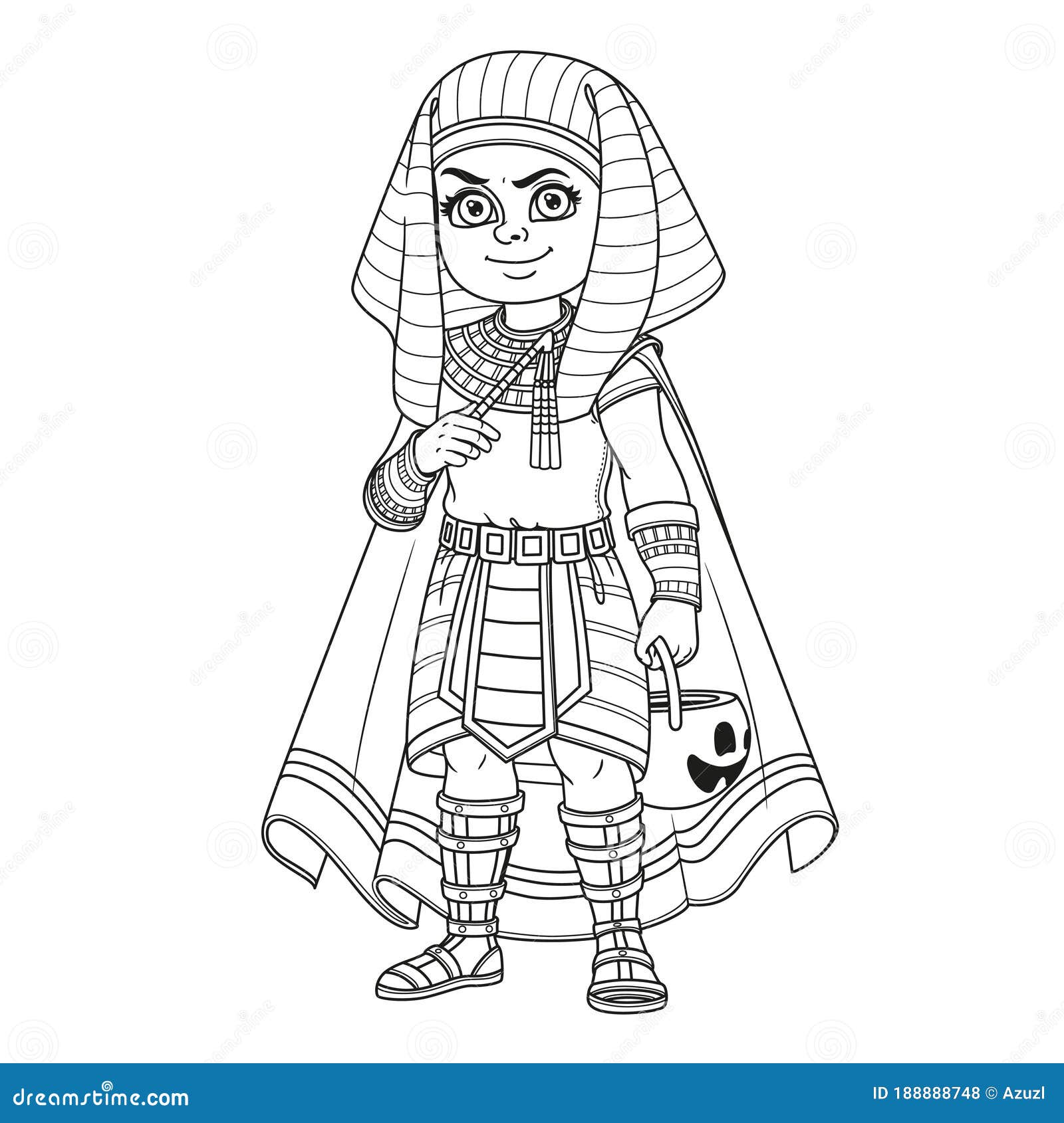 Pharaoh coloring page stock illustrations â pharaoh coloring page stock illustrations vectors clipart