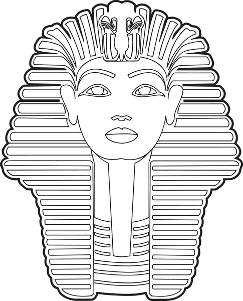Printable sphinx coloring page for kids â