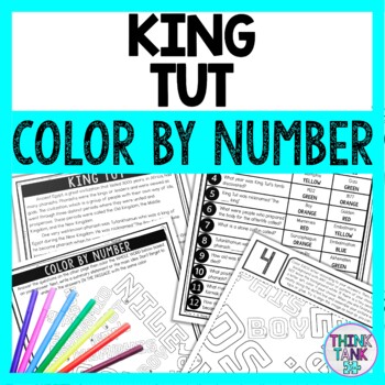 King tut color by number
