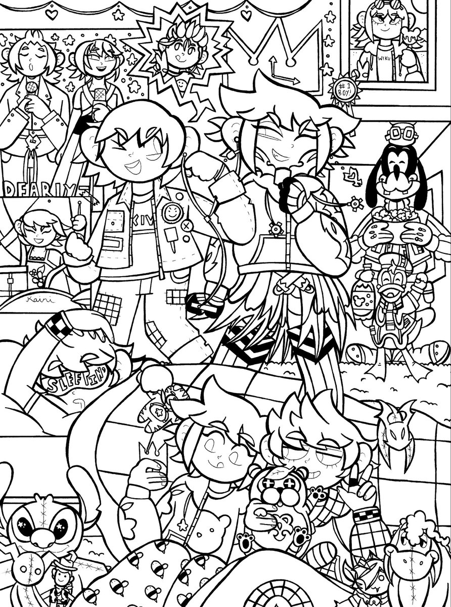 Blank slate a kingdom hearts coloring book khzine x