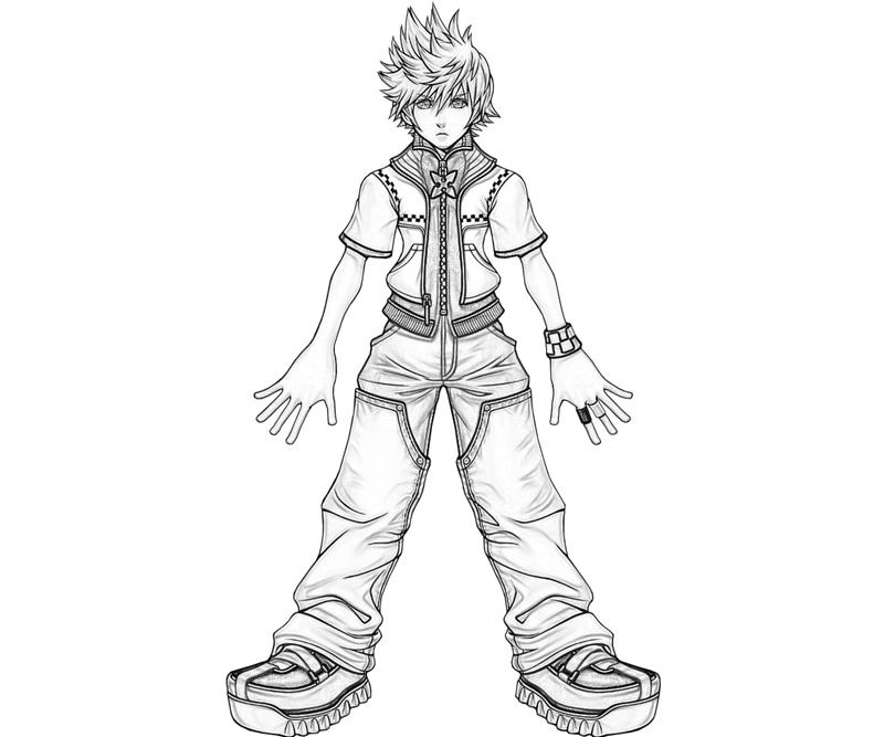 Kingdom hearts roxas characters yumiko fujiwara