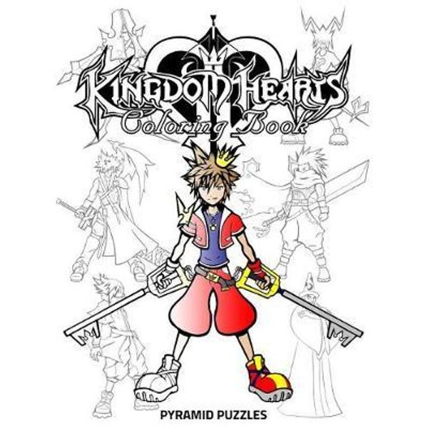 Kingdom hearts coloring book by pyramid puzzles