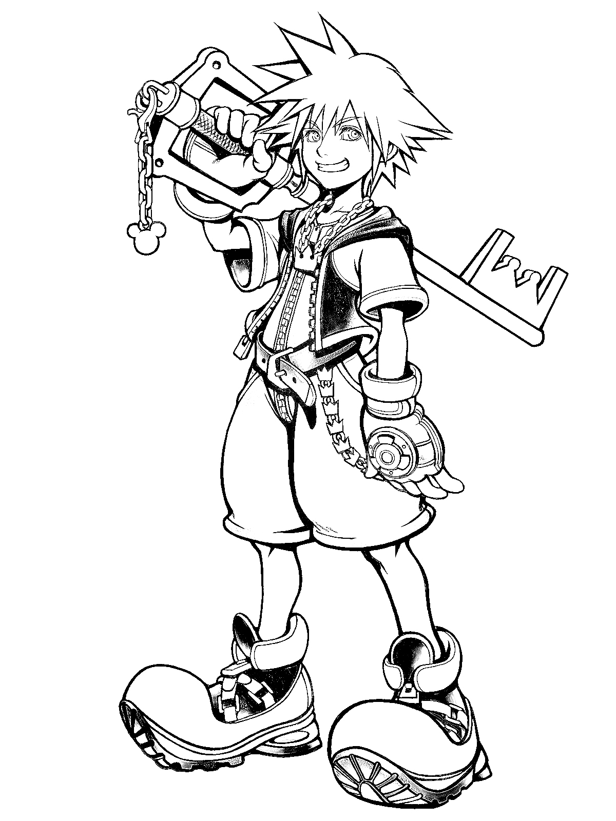 Sora in kingdom hearts by shinta on